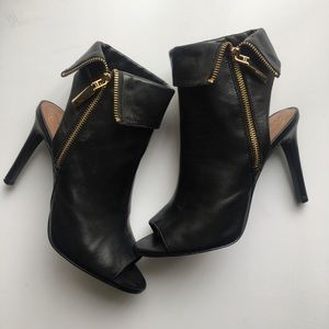 Vince Camuto  peep toe booties